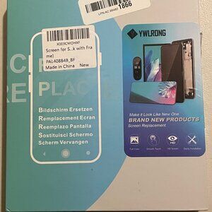 YWL RONG Screen Replacement Kit With Frame Tools Black LCD Digitizer HighRes